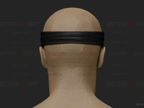 Gojo Saturo Eye Mask - jujutsu Kaisen Cosplay Model Cetak 3D