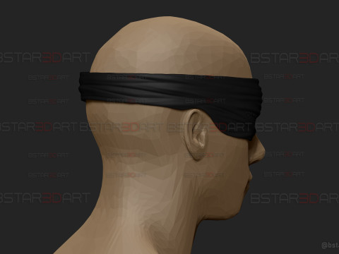 Gojo Saturo Eye Mask - jujutsu Kaisen Cosplay Model Cetak 3D