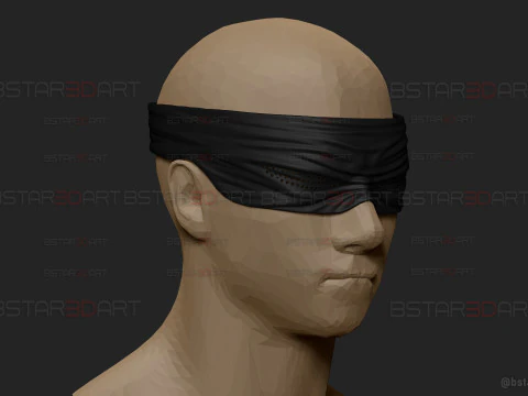 Gojo Saturo Eye Mask - jujutsu Kaisen Cosplay 3D Print Model