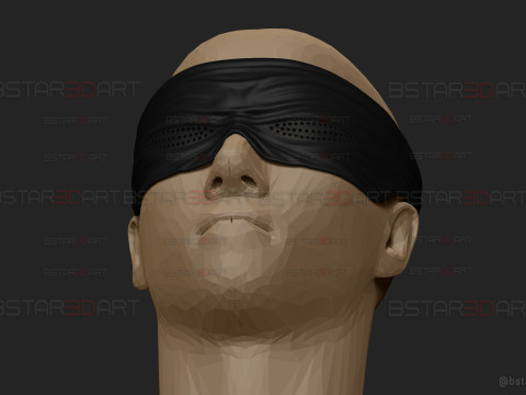 Gojo Saturo Eye Mask - jujutsu Kaisen Cosplay Model Cetak 3D