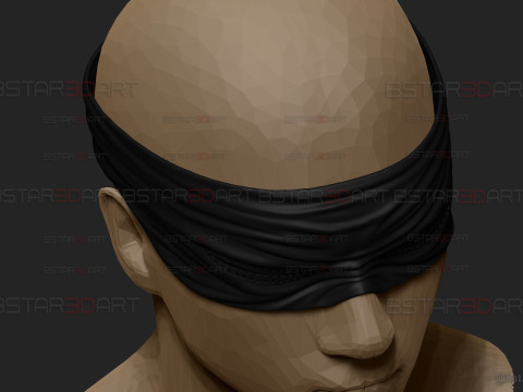 Gojo Saturo Eye Mask - jujutsu Kaisen Cosplay Model Cetak 3D