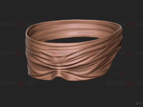Gojo Saturo Eye Mask - jujutsu Kaisen Cosplay Model Cetak 3D
