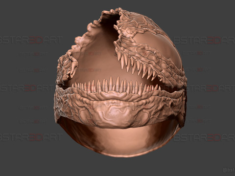 Venom Helmet Damaged Moveable - Marvel Movie 2024 3D printmodel