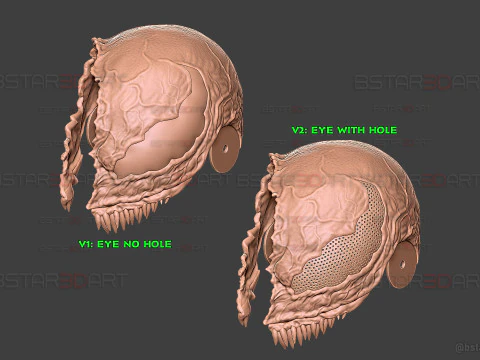 Venom Helmet Damaged Moveable - Marvel Movie 2024 3D Print Model