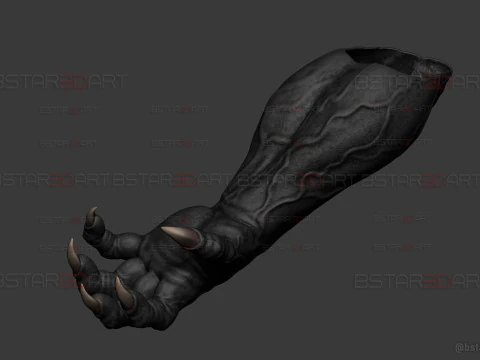 Venom Arm Armor Decoration And Wearable - Marvel Movie 2024 3D Print Model