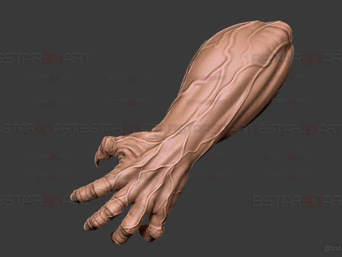 Venom Arm Armor Decoration And Wearable - Marvel Movie 2024 3D Print Model