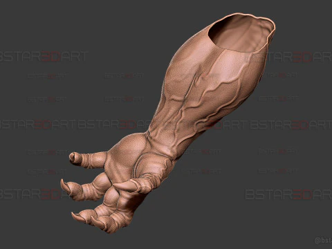 Venom Arm Armor Decoration And Wearable - Marvel Movie 2024 3D Print Model