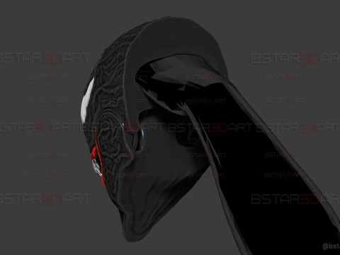 Venom Shadow Clone in Eddie Brock- Wearable in Hand - marvel comics cosplay 3D Print Model