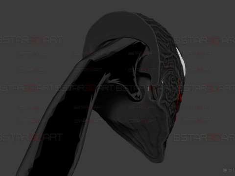 Venom Shadow Clone in Eddie Brock- Wearable in Hand - marvel comics cosplay Modello di stampa 3D