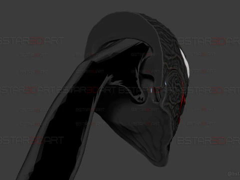Venom Shadow Clone in Eddie Brock- Wearable in Hand - marvel comics cosplay 3D Print Model