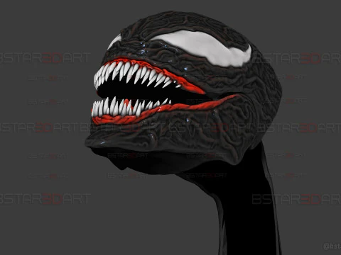 Venom Shadow Clone in Eddie Brock- Wearable in Hand - marvel comics cosplay 3D Print Model