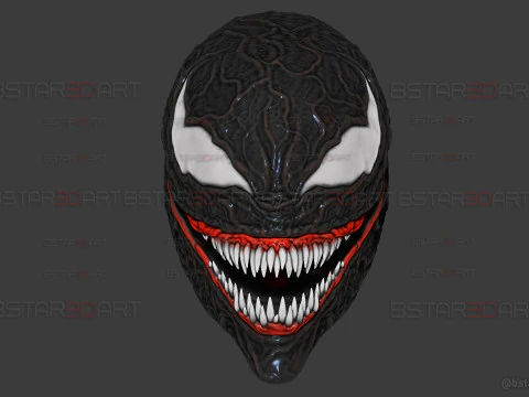 Venom Shadow Clone in Eddie Brock- Wearable in Hand - marvel comics cosplay 3D Print Model