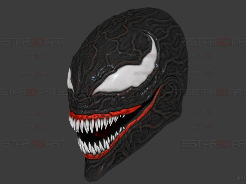 Venom Shadow Clone in Eddie Brock- Wearable in Hand - marvel comics cosplay Modello di stampa 3D