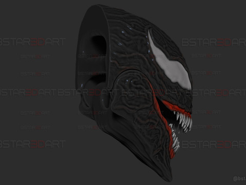 Venom Shadow Clone in Eddie Brock- Wearable in Hand - marvel comics cosplay Modello di stampa 3D