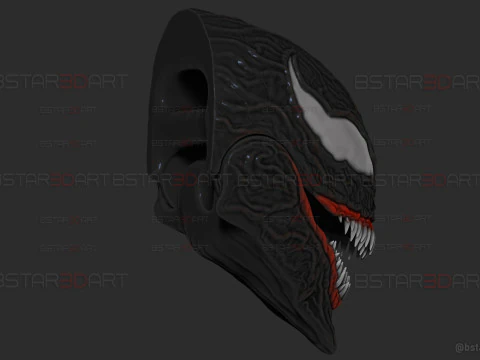 Venom Shadow Clone in Eddie Brock- Wearable in Hand - marvel comics cosplay 3D Print Model