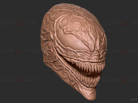 Venom Shadow Clone in Eddie Brock- Wearable in Hand - marvel comics cosplay 3D Print Model