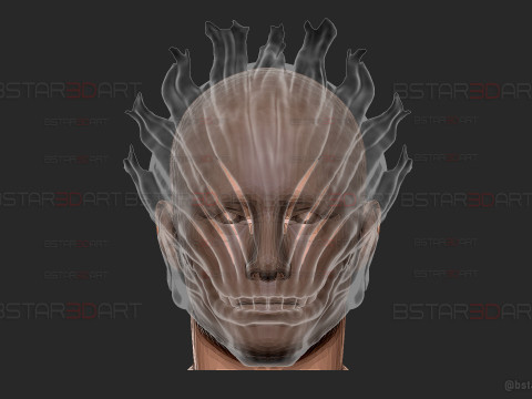Mahito Final Form Mask High Quality - Jujutsu Kaisen Cosplay 3D Принт Модель