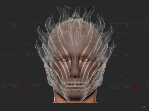 Mahito Final Form Mask High Quality - Jujutsu Kaisen Cosplay 3D Print Model