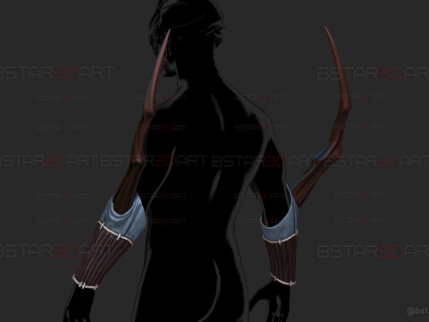 Mahito Final Form Arm Armor High Quality - Jujutsu Kaisen Cosplay Model Cetak 3D