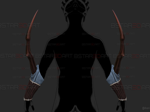 Mahito Final Form Arm Armor High Quality - Jujutsu Kaisen Cosplay Model Cetak 3D