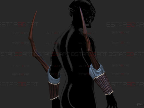 Mahito Final Form Arm Armor High Quality - Jujutsu Kaisen Cosplay Model Cetak 3D