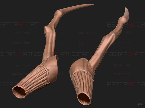 Mahito Final Form Arm Armor High Quality - Jujutsu Kaisen Cosplay Model Cetak 3D