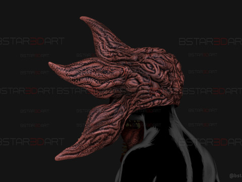 Demogorgon Mask - Stranger Things Cosplay 3D print model Modello di stampa 3D