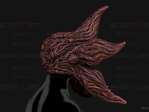 Demogorgon Mask - Stranger Things Cosplay 3D print model Modello di stampa 3D