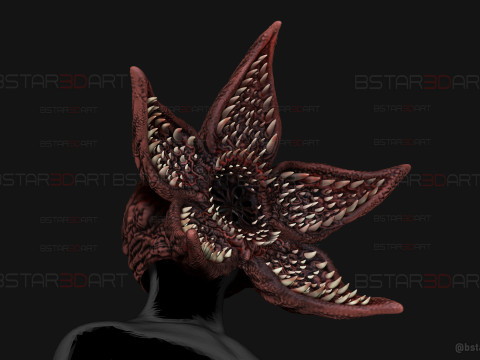 Demogorgon Mask - Stranger Things Cosplay 3D print model Modello di stampa 3D