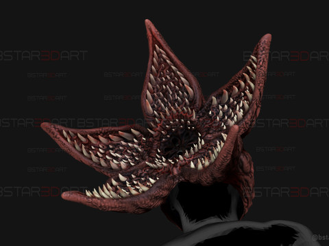Demogorgon Mask - Stranger Things Cosplay 3D print model Modello di stampa 3D