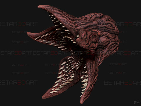 Demogorgon Mask - Stranger Things Cosplay 3D print model Modello di stampa 3D