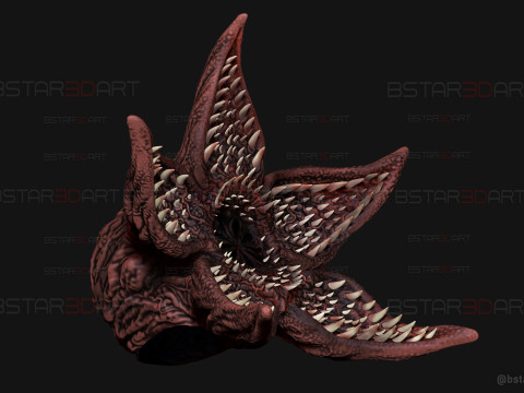 Demogorgon Mask - Stranger Things Cosplay 3D print model Modello di stampa 3D