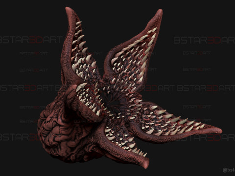 Demogorgon Mask - Stranger Things Cosplay 3D print model Modello di stampa 3D