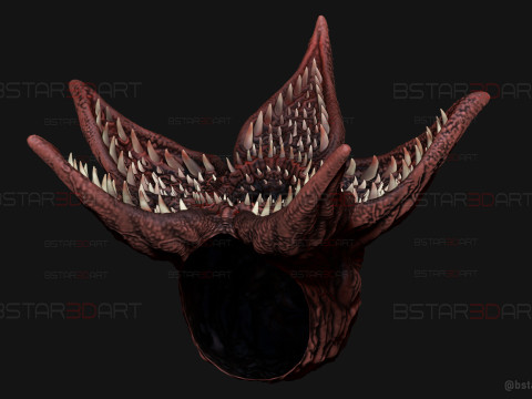 Demogorgon Mask - Stranger Things Cosplay 3D print model Modello di stampa 3D