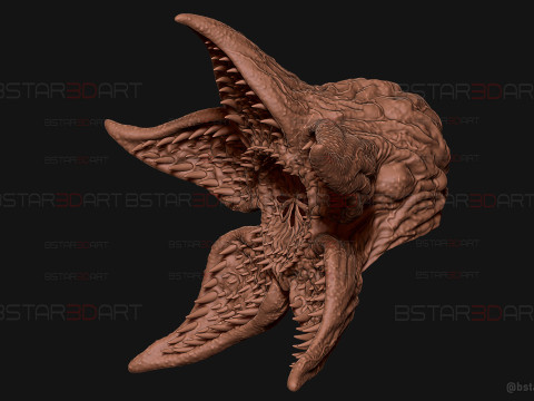 Demogorgon Mask - Stranger Things Cosplay 3D print model Modello di stampa 3D