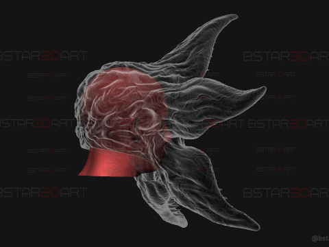 Demogorgon Mask - Stranger Things Cosplay 3D print model Modello di stampa 3D