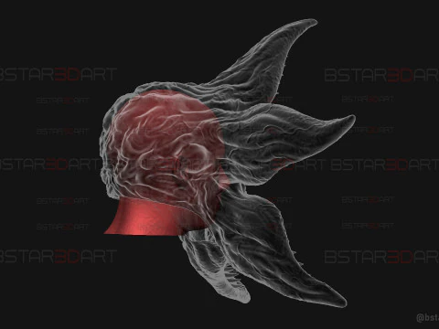 Demogorgon Mask - Stranger Things Cosplay 3D print model 3D Print Model