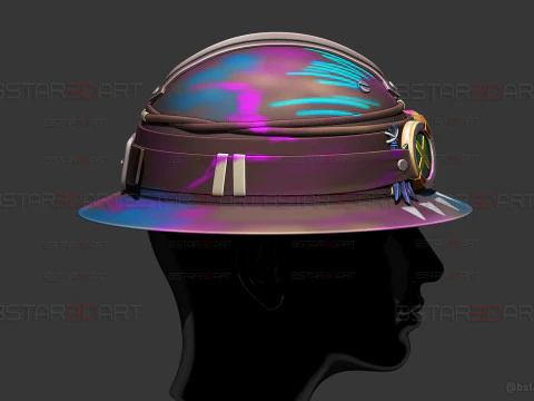 Isha Hat Arcane Netflix - league of legends Cosplay 3D Print Model