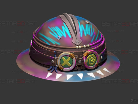 Isha Hat Arcane Netflix - league of legends Cosplay 3D Принт Модель