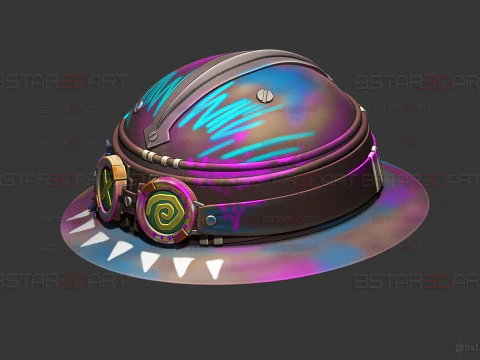 Isha Hat Arcane Netflix - league of legends Cosplay 3D Print Model