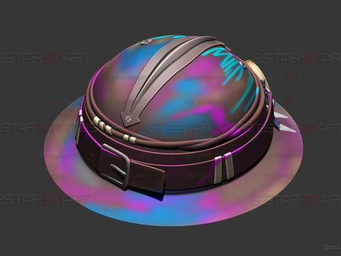 Isha Hat Arcane Netflix - league of legends Cosplay 3D Print Model