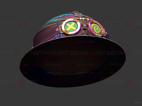 Isha Hat Arcane Netflix - league of legends Cosplay 3D Print Model