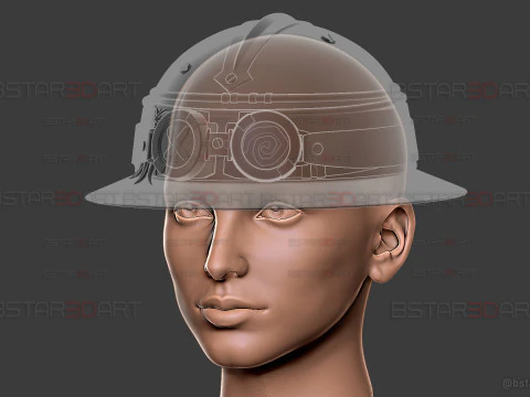 Isha Hat Arcane Netflix - league of legends Cosplay 3D Print Model