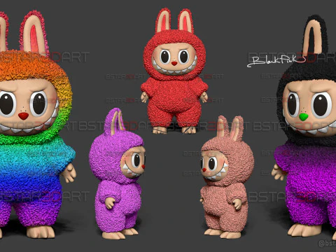 ラブブモンスター オリジナル 高品質 - Pop Mart Toys 3Dプリントモデル