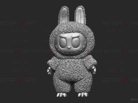 Labubu Monster Original High Quality - Pop Mart Toys Model do druku 3D
