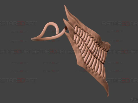 Dandadan Okarun Destroyed Mask - Anime Cosplay 3D Print Model