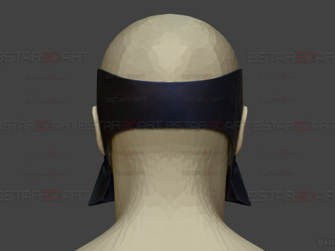 Umbrella Boy Face Mask - Dandadan Anime Cosplay 3Dプリントモデル