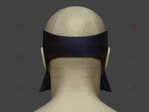 Umbrella Boy Face Mask - Dandadan Anime Cosplay 3D Print Model