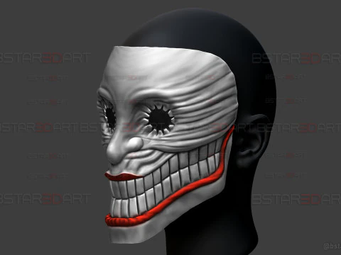 Acrobatic Silky Aira Mask - Dandadan Anime 3D Print Model