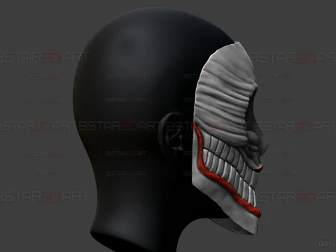 Acrobatic Silky Aira Mask - Dandadan Anime 3D Print Model